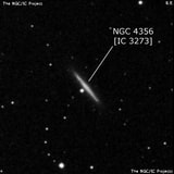 NGC 4356 - спиральная галактика. Описание NGC 4356:, Галактика в созвездии Дева