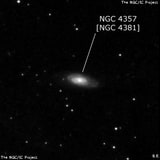 NGC 4357 - галактика. Описание NGC 4357:, Объект глубокого космоса в созвездии Гончие Псы