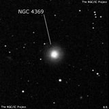 NGC 4369 - спиральная галактика. Описание NGC 4369:, Галактика в созвездии Гончие Псы