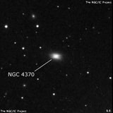NGC 4370 - спиральная галактика. Описание NGC 4370:, Галактика в созвездии Дева