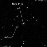 NGC 4446 - спиральная галактика. Описание NGC 4446:, Галактика в созвездии Волосы Вероники