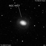 NGC 4457 - спиральная галактика с баром. Описание NGC 4457:, Галактика в созвездии Дева