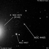 NGC 4465 - спиральная галактика. Описание NGC 4465:, Галактика в созвездии Дева