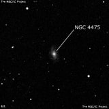 NGC 4475 - спиральная галактика с баром. Описание NGC 4475:, Галактика в созвездии Волосы Вероники
