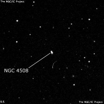 NGC 4508 - две звезды. Описание NGC 4508:, Двойная звезда в созвездии Дева