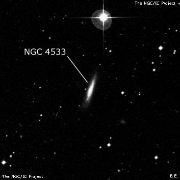 NGC 4533 - галактика. Описание NGC 4533:, Галактика в созвездии Дева