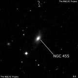 NGC 455 - галактика. Описание NGC 455:, Галактика в созвездии Рыбы