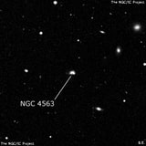 NGC 4563 - спиральная галактика. Описание NGC 4563:, Галактика в созвездии Волосы Вероники