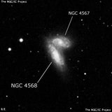 NGC 4568 - галактика. Описание NGC 4568:, Галактика в созвездии Дева