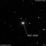 NGC 4583 - спиральная галактика с баром. Описание NGC 4583:, Галактика в созвездии Гончие Псы