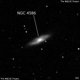 NGC 4586 - спиральная галактика. Описание NGC 4586:, Галактика в созвездии Дева