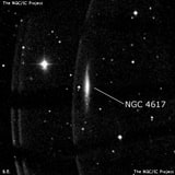 NGC 4617 - спиральная галактика. Описание NGC 4617:, Галактика в созвездии Гончие Псы