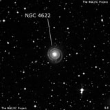 NGC 4622 - спиральная галактика. Описание NGC 4622:, Галактика в созвездии Центавр