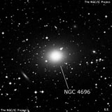 NGC 4696 - галактика. Описание NGC 4696:, Галактика в созвездии Центавр