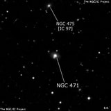 NGC 471 - линзовидная галактика. Описание NGC 471:, Галактика в созвездии Рыбы