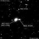 NGC 4724 - галактика. Описание NGC 4724:, Галактика в созвездии Ворон