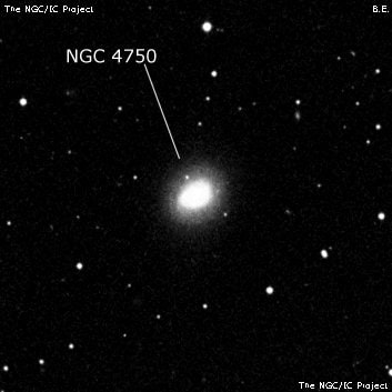 NGC 4750 - галактика. Описание NGC 4750:, Галактика в созвездии Дракон