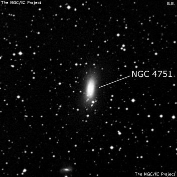 NGC 4751 - галактика. Описание NGC 4751:, Галактика в созвездии Центавр