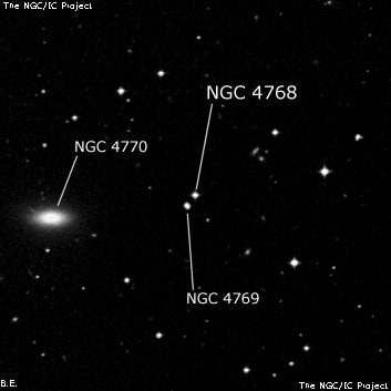 NGC 4768 - одиночная звезда. Описание NGC 4768:, Двойная звезда в созвездии Дева