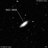 NGC 4808 - спиральная галактика. Описание NGC 4808:, Галактика в созвездии Дева