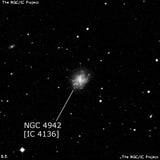 NGC 4942 - спиральная галактика с баром. Описание NGC 4942:, Галактика в созвездии Дева