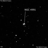 NGC 4991 - спиральная галактика. Описание NGC 4991:, Галактика в созвездии Дева