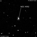 NGC 4992 - спиральная галактика. Описание NGC 4992:, Галактика в созвездии Дева