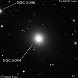 NGC 5044 - эллиптическая галактика. Описание NGC 5044:, Галактика в созвездии Дева