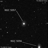 NGC 5057 - линзовидная галактика. Описание NGC 5057:, Галактика в созвездии Волосы Вероники