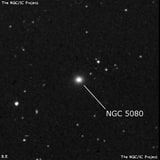 NGC 5080 - галактика. Описание NGC 5080:, Галактика в созвездии Дева