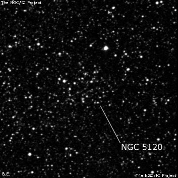 NGC 5120 - группа звёзд. Описание NGC 5120:, Рассеянное скопление в созвездии Центавр