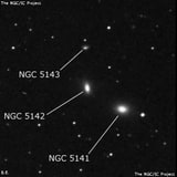 NGC 5142 - линзовидная галактика. Описание NGC 5142:, Галактика в созвездии Гончие Псы