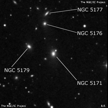 NGC 5171 - галактика. Описание NGC 5171:, Галактика в созвездии Дева