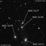 NGC 5177 - галактика. Описание NGC 5177:, Галактика в созвездии Дева