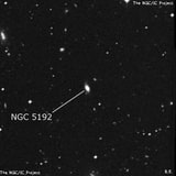 NGC 5192 - спиральная галактика. Описание NGC 5192:, Галактика в созвездии Дева