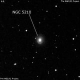 NGC 5210 - спиральная галактика. Описание NGC 5210:, Галактика в созвездии Дева