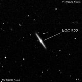 NGC 522 - галактика. Описание NGC 522:, Галактика в созвездии Рыбы