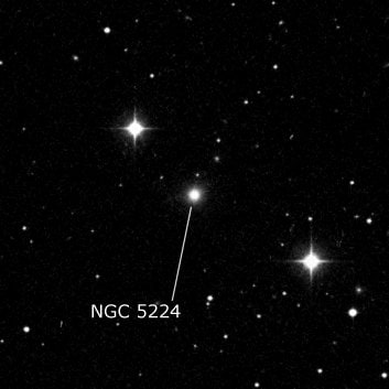 NGC 5224 - спиральная галактика. Описание NGC 5224:, Галактика в созвездии Дева