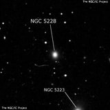 NGC 5228 - галактика. Описание NGC 5228:, Галактика в созвездии Гончие Псы