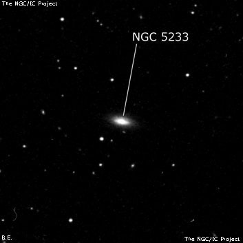 NGC 5233 - галактика. Описание NGC 5233:, Галактика в созвездии Гончие Псы