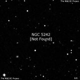 NGC 5242 - по указанным Генри Дрейером координатам, объект повторно не найден; . Описание NGC 5242:, Объект глубокого космоса в созвездии Дева