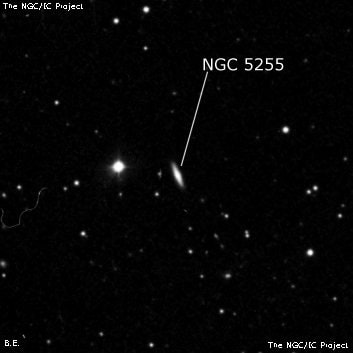 NGC 5255 - галактика. Описание NGC 5255:, Галактика в созвездии Большая Медведица