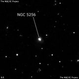 NGC 5256 - галактика. Описание NGC 5256:, Галактика в созвездии Большая Медведица
