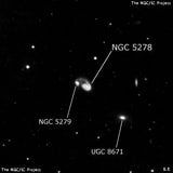 NGC 5278 - галактика. Описание NGC 5278:, Галактика в созвездии Большая Медведица