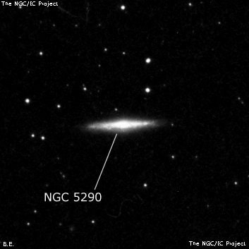 NGC 5290 - галактика. Описание NGC 5290:, Галактика в созвездии Гончие Псы