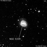 NGC 5339 - спиральная галактика с баром. Описание NGC 5339:, Галактика в созвездии Дева