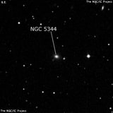 NGC 5344 - спиральная галактика. Описание NGC 5344:, Галактика в созвездии Малая Медведица