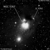 NGC 5367 - туманность. Описание NGC 5367:, Отражательная туманность в созвездии Центавр