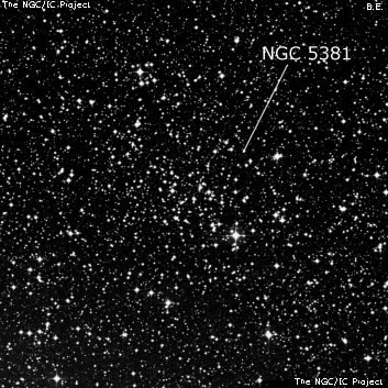 NGC 5381 - рассеянное скопление звёзд. Описание NGC 5381:, Рассеянное скопление в созвездии Центавр
