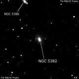 NGC 5382 - линзовидная галактика. Описание NGC 5382:, Галактика в созвездии Дева